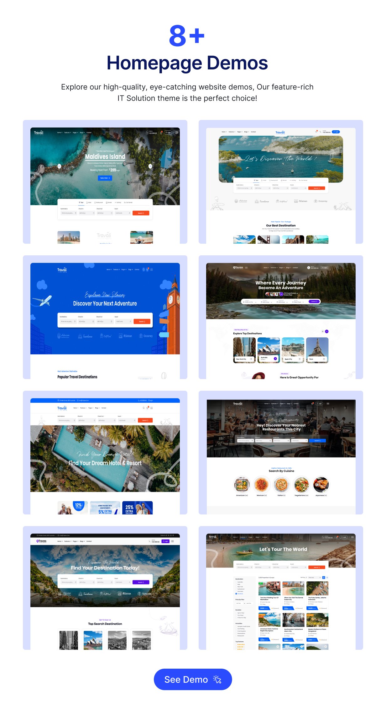Tourex – Laravel Travel Agency & Hotel Booking Solution